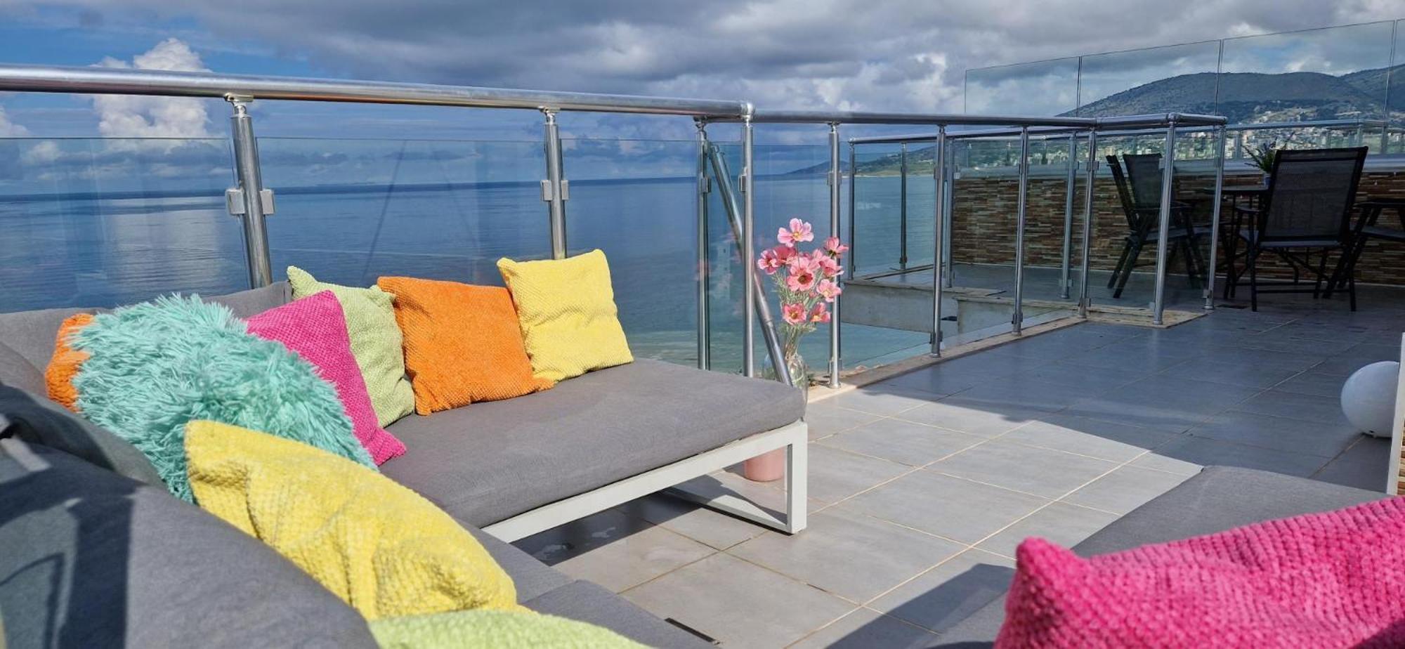 Appartement Sadet's Luxus Penthouse Saranda  Extérieur photo