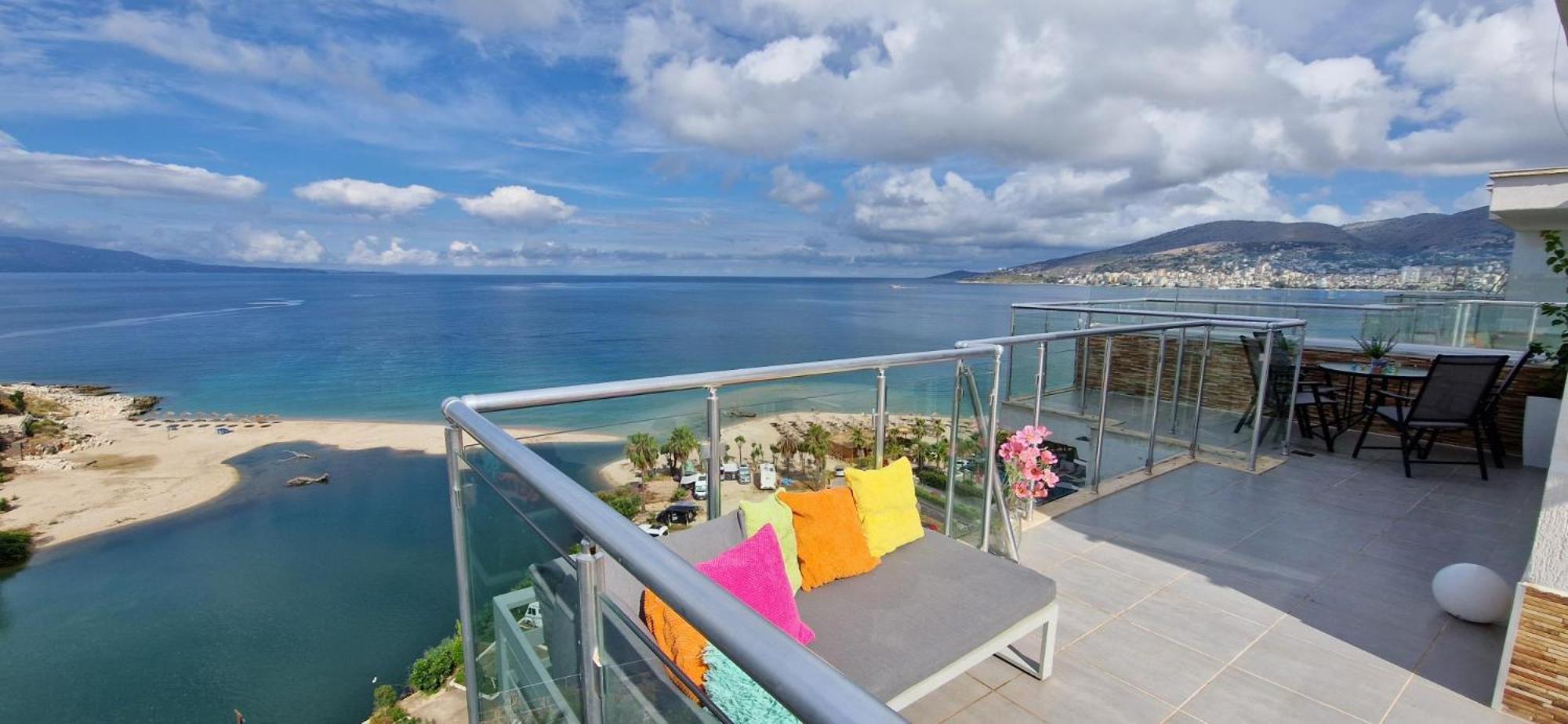 Appartement Sadet's Luxus Penthouse Saranda  Extérieur photo
